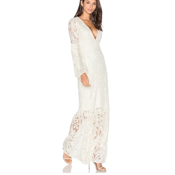 Revolve x Tularosa Cliffside Off White Gown - Picture 7 of 8